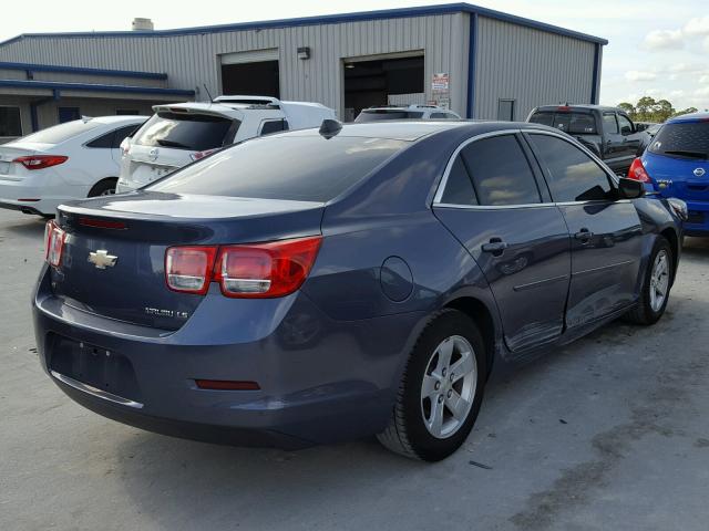 1G11B5SL3EF219602 - 2014 CHEVROLET MALIBU LS BLUE photo 4