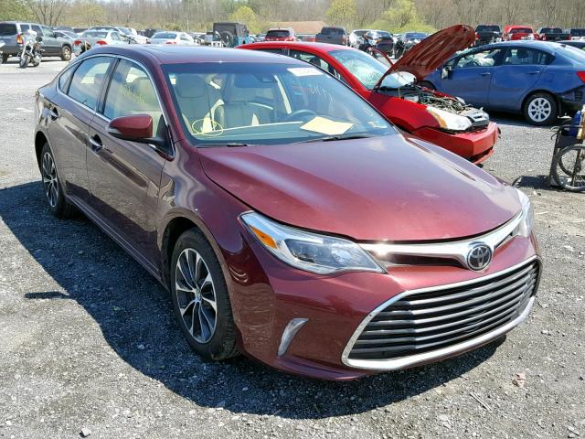 4T1BK1EB3HU246480 - 2017 TOYOTA AVALON XLE BURGUNDY photo 1