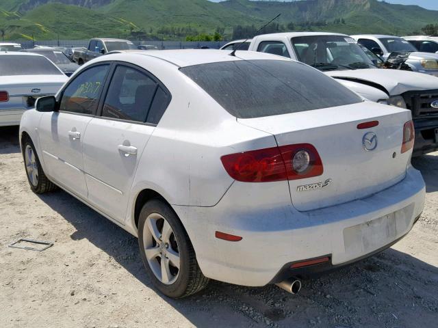 JM1BK32G261478163 - 2006 MAZDA 3 I WHITE photo 3