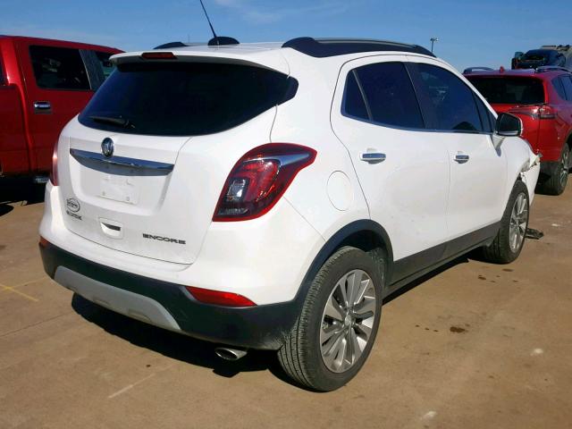 KL4CJASB6JB687550 - 2018 BUICK ENCORE PRE WHITE photo 4