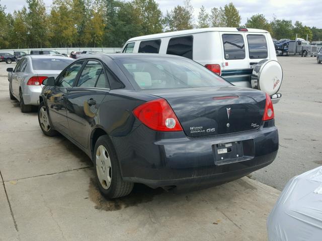 1G2ZF57B084266184 - 2008 PONTIAC G6 VALUE L BLACK photo 3