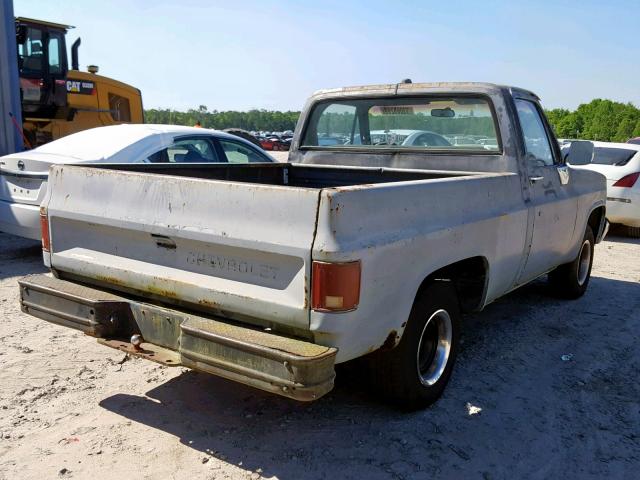 1GCDR14Z0HS115736 - 1987 CHEVROLET R10 GRAY photo 4