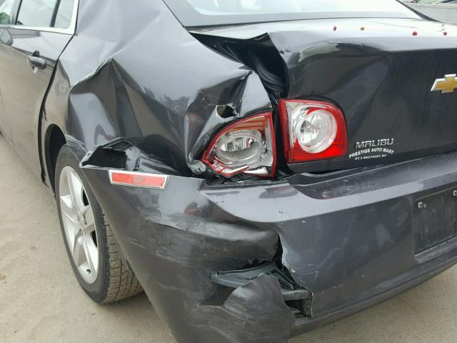 1G1ZA5EU6CF351261 - 2012 CHEVROLET MALIBU LS GRAY photo 9