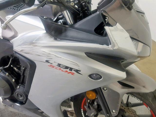 MLHPC4467F5201012 - 2015 HONDA CBR500 R GRAY photo 14