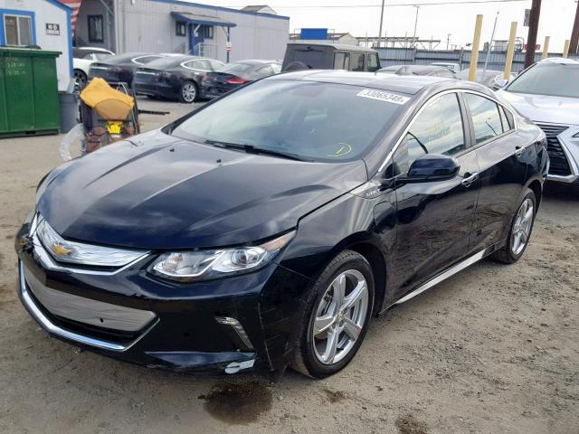 1G1RC6S50HU169619 - 2017 CHEVROLET VOLT LT BLACK photo 2