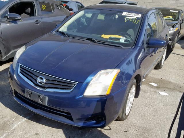 3N1AB6APXCL629465 - 2012 NISSAN SENTRA 2.0 BLUE photo 2