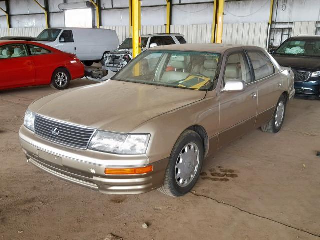 JT8BH22F5T0062124 - 1996 LEXUS LS 400 GOLD photo 2