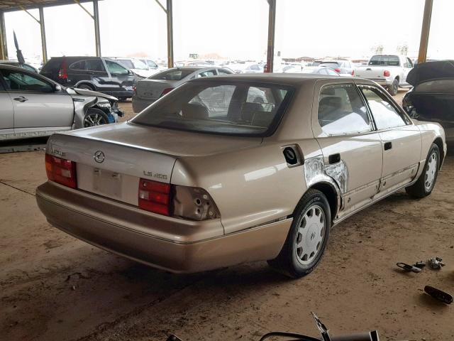 JT8BH22F5T0062124 - 1996 LEXUS LS 400 GOLD photo 4