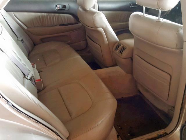 JT8BH22F5T0062124 - 1996 LEXUS LS 400 GOLD photo 6