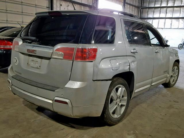 2GKALUEK6E6217553 - 2014 GMC TERRAIN DE SILVER photo 4