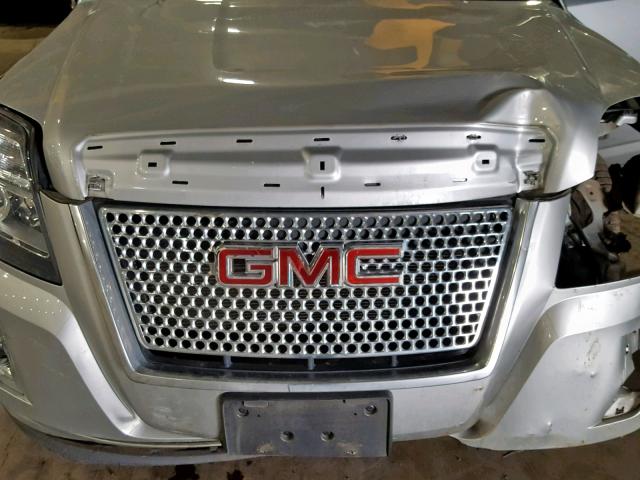 2GKALUEK6E6217553 - 2014 GMC TERRAIN DE SILVER photo 7