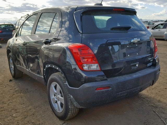 3GNCJPSB1FL216850 - 2015 CHEVROLET TRAX 1LS BLACK photo 3