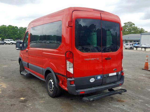 1FMZK1CM9GKA35796 - 2016 FORD TRANSIT T- RED photo 3