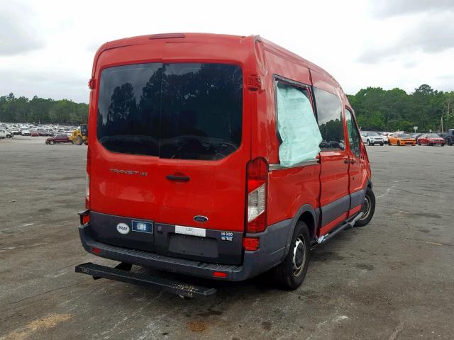 1FMZK1CM9GKA35796 - 2016 FORD TRANSIT T- RED photo 4