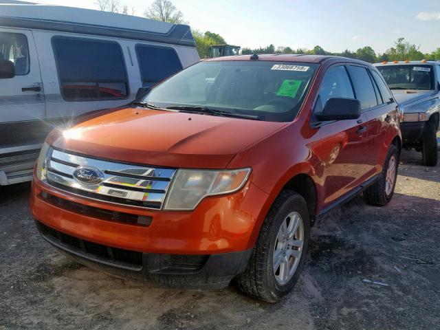 2FMDK36C17BB01275 - 2007 FORD EDGE SE ORANGE photo 2