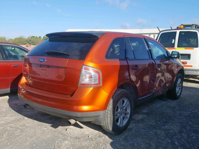 2FMDK36C17BB01275 - 2007 FORD EDGE SE ORANGE photo 4