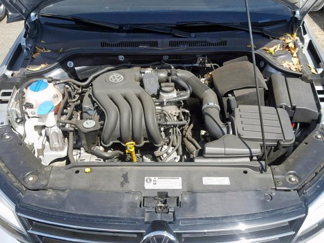 3VW2K7AJ8FM425567 - 2015 VOLKSWAGEN JETTA BASE SILVER photo 7