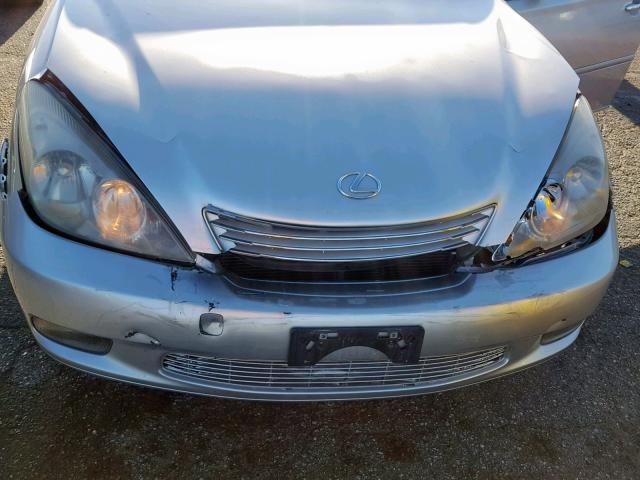 JTHBF30G630090747 - 2003 LEXUS ES 300 SILVER photo 7