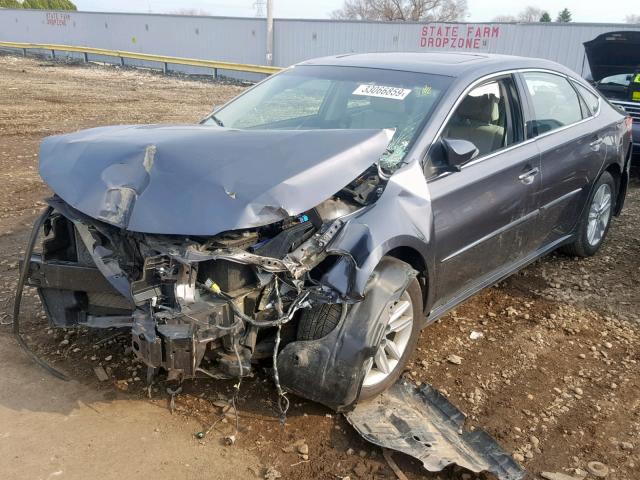 4T1BK1EB8FU142919 - 2015 TOYOTA AVALON XLE GRAY photo 2