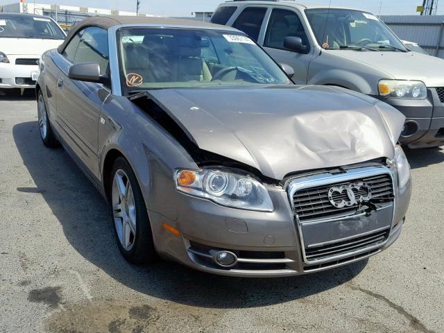 WAUAF48H97K024331 - 2007 AUDI A4 2.0T CA GRAY photo 1