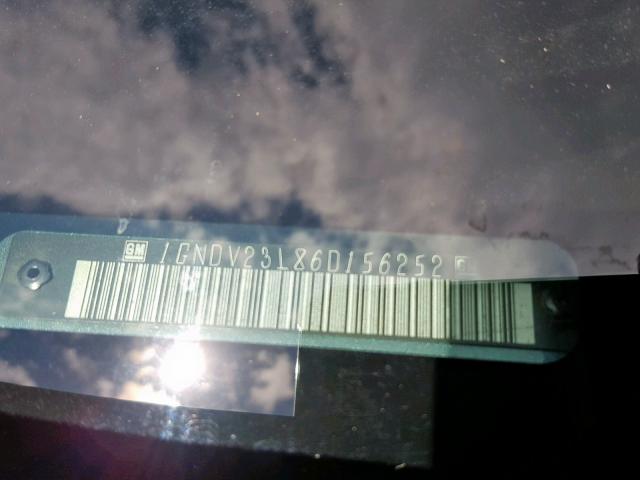 1GNDV23L86D156252 - 2006 CHEVROLET UPLANDER L 蓝色 照片 10