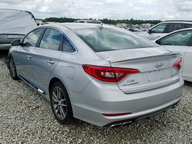 5NPE34AB4HH564902 - 2017 HYUNDAI SONATA SPO SILVER photo 3