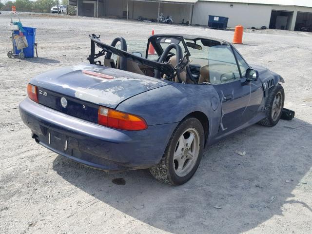 4USCH7327WLE07524 - 1998 BMW Z3 1.9 BLUE photo 4