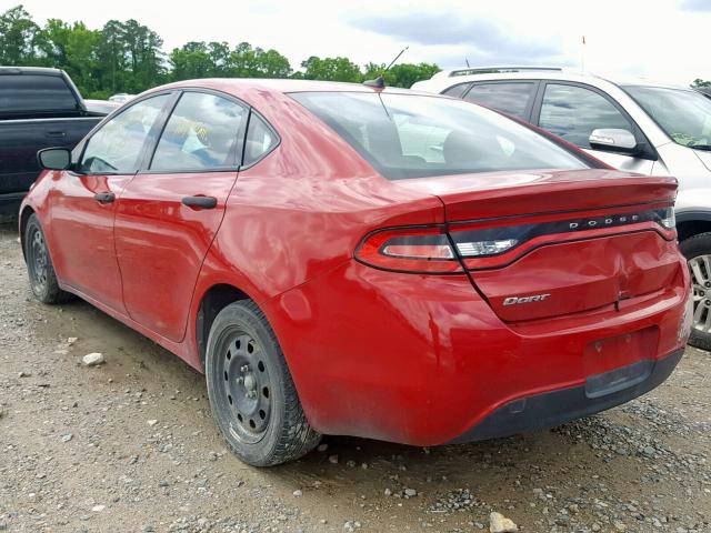 1C3CDFAA1DD266741 - 2013 DODGE DART SE RED photo 3