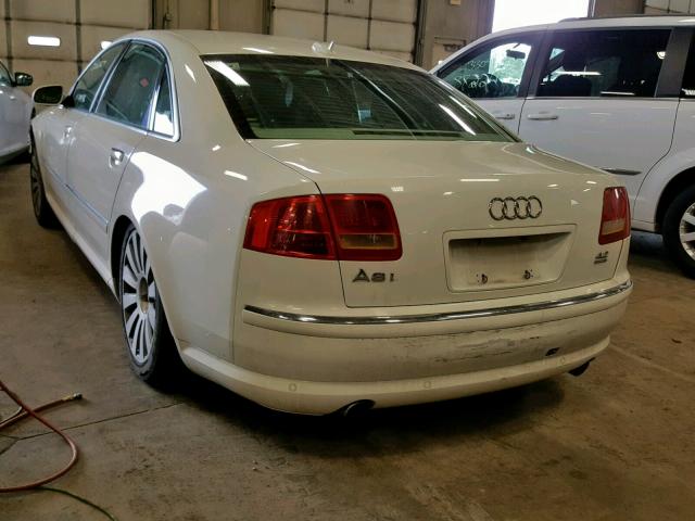 WAUML44E36N012268 - 2006 AUDI A8 L QUATT WHITE photo 3