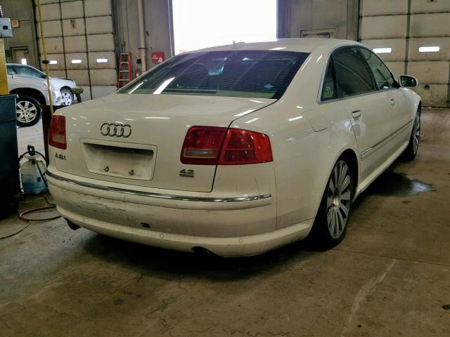 WAUML44E36N012268 - 2006 AUDI A8 L QUATT WHITE photo 4