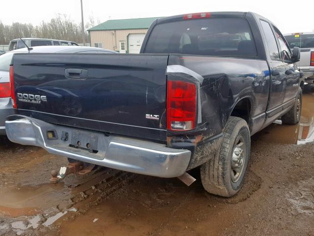 3D7KA28D23G725050 - 2003 DODGE RAM 2500 S BLACK photo 4