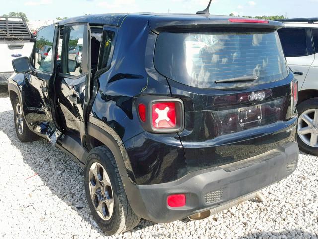 ZACCJAAT7FPB91301 - 2015 JEEP RENEGADE S CHARCOAL photo 3