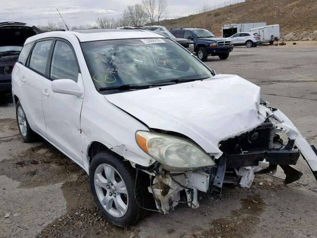 2T1KR32E73C029823 - 2003 TOYOTA MATRIX XR WHITE photo 1