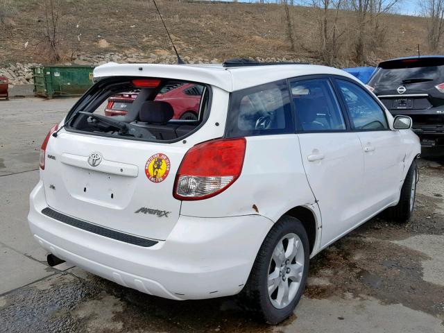 2T1KR32E73C029823 - 2003 TOYOTA MATRIX XR WHITE photo 4