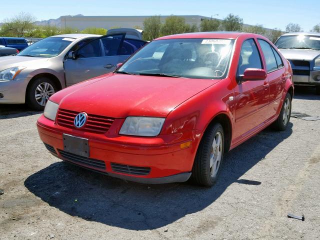 3VWSK69M72M067526 - 2002 VOLKSWAGEN JETTA GLS RED photo 2