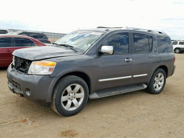 5N1BA0ND3CN620281 - 2012 NISSAN ARMADA SV CHARCOAL photo 2