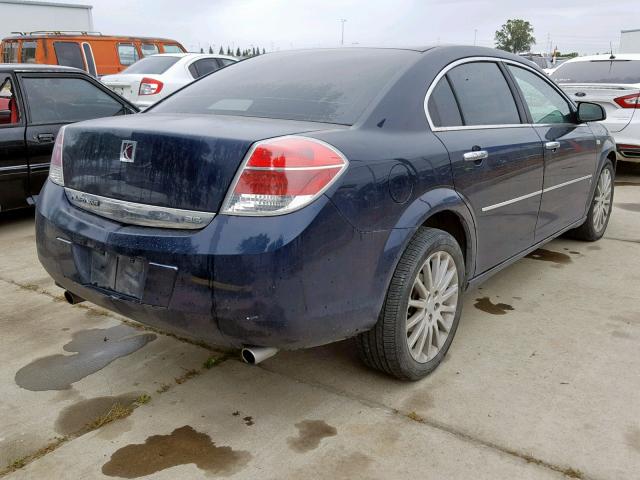 1G8ZV57717F201058 - 2007 SATURN AURA XR BLUE photo 4