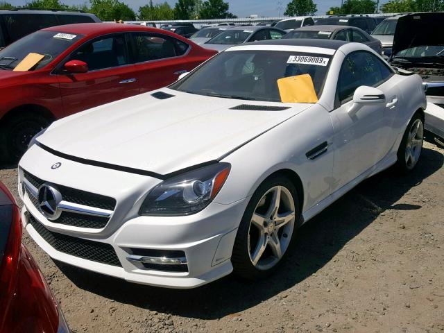 WDDPK4HA1EF083106 - 2014 MERCEDES-BENZ SLK 250 WHITE photo 2