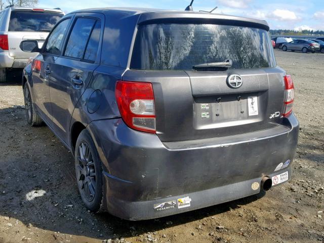 JTKKU10408J008510 - 2008 TOYOTA SCION XD GRAY photo 3