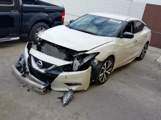 1N4AA6AP6HC396239 - 2017 NISSAN MAXIMA 3.5 WHITE photo 2