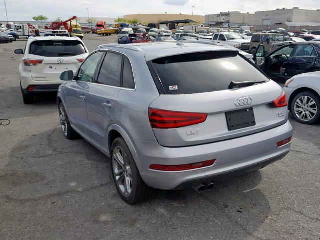 WA1EFCFS7FR013518 - 2015 AUDI Q3 PREMIUM SILVER photo 3