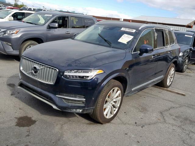 YV4A22PL5H1137979 - 2017 VOLVO XC90 T6 BLACK photo 2