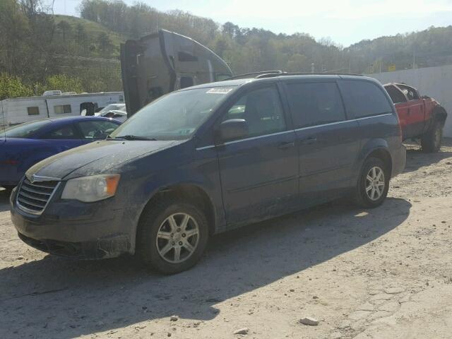 2A8HR54P18R103886 - 2008 CHRYSLER TOWN & COU BLUE photo 2