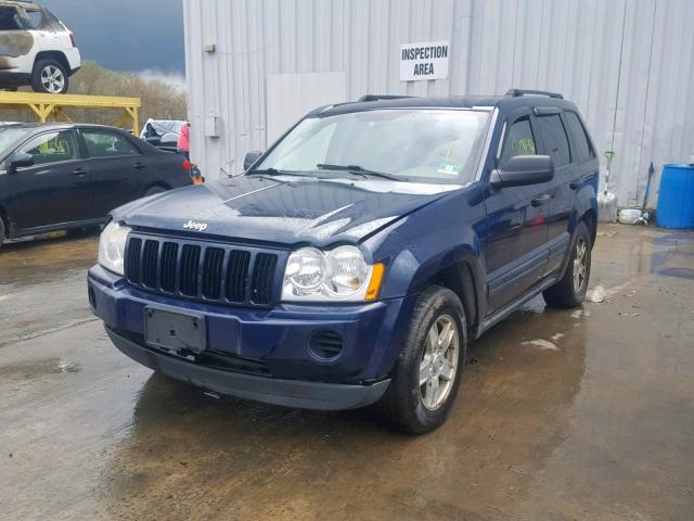 1J4GR48K35C673754 - 2005 JEEP GRAND CHER BLUE photo 2