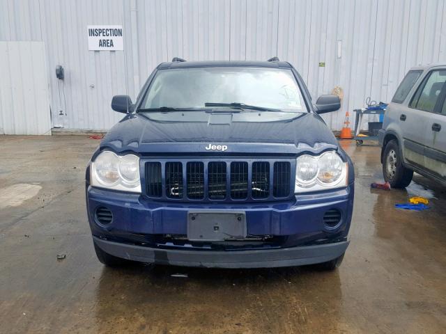 1J4GR48K35C673754 - 2005 JEEP GRAND CHER BLUE photo 9