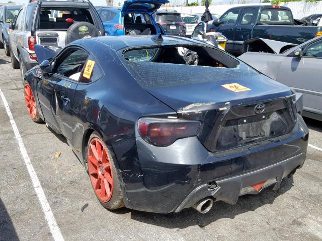 JF1ZNAA16D1703856 - 2013 TOYOTA SCION FR-S BLACK photo 3