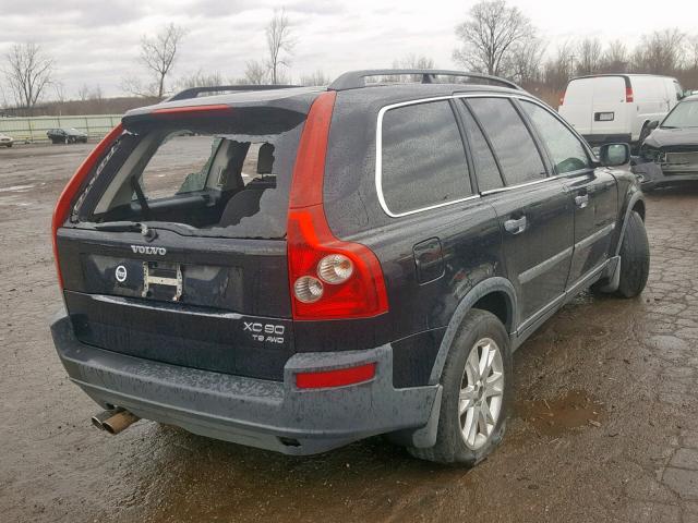 YV1CZ91H031005543 - 2003 VOLVO XC90 T6 BLACK photo 4