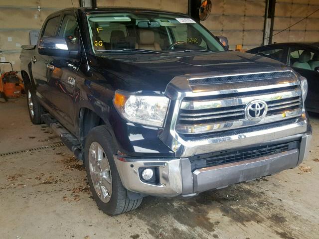 5TFAY5F10GX490242 - 2016 TOYOTA TUNDRA CRE BLACK photo 1