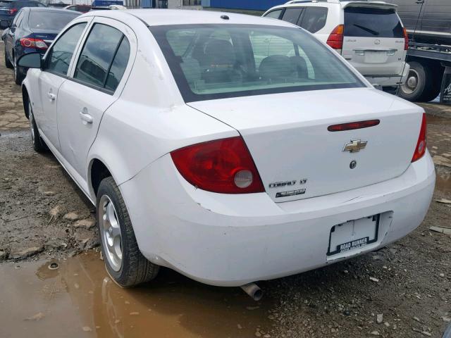 1G1AL58F687197530 - 2008 CHEVROLET COBALT LT WHITE photo 3