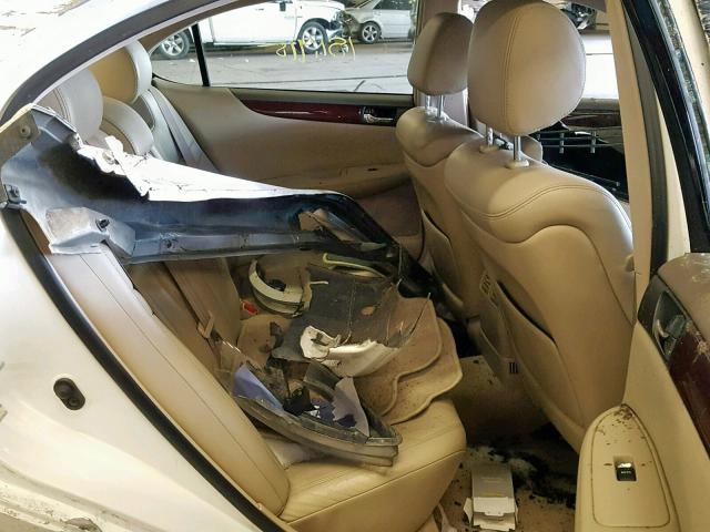 JTHBF30G025015611 - 2002 LEXUS ES 300 WHITE photo 6